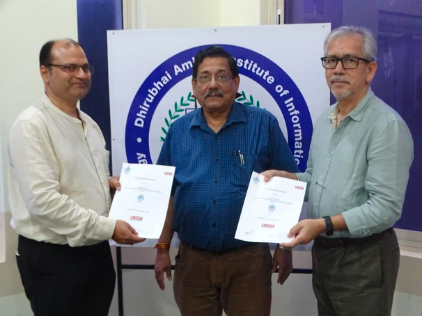 Erisha Space signs MOU with Dhirubhai Ambani Institute of Information and Communication Technology (DA-IICT)